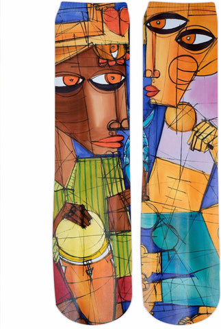 Afro-Cuban Crew Socks