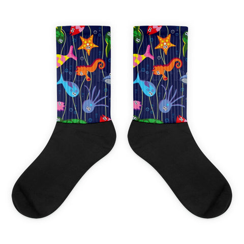 Men's Aquarium Crew Length socks