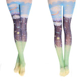 Super Trendy! Photo Printed Female Pantyhose Tights / Stockings Pantyhose