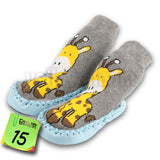 Baby Toddler Non-Slip Moccasin Socks Slippers from age 12M-24M