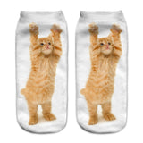 Be Trendy!!! Cool 3D Animal Print Short/Ankle Socks, UNISEX, ONE SIZE
