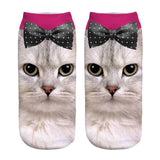 Be Trendy!!! Cool 3D Animal Print Short/Ankle Socks, UNISEX, ONE SIZE