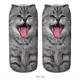 Be Trendy!!! Cool 3D Animal Print Short/Ankle Socks, UNISEX, ONE SIZE