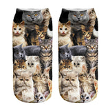 Be Trendy!!! Cool 3D Animal Print Short/Ankle Socks, UNISEX, ONE SIZE