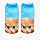 Be Trendy!!! Cool 3D Animal Print Short/Ankle Socks, UNISEX, ONE SIZE