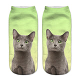 Be Trendy!!! Cool 3D Animal Print Short/Ankle Socks, UNISEX, ONE SIZE