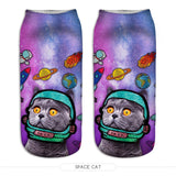 Be Trendy!!! Cool 3D Animal Print Short/Ankle Socks, UNISEX, ONE SIZE