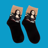 Art-inspired Novelty Women Short Socks
