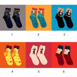 Art-inspired Novelty Women Short Socks