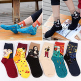 Art-inspired Novelty Women Short Socks