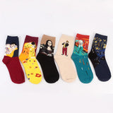 Art-inspired Novelty Women Short Socks